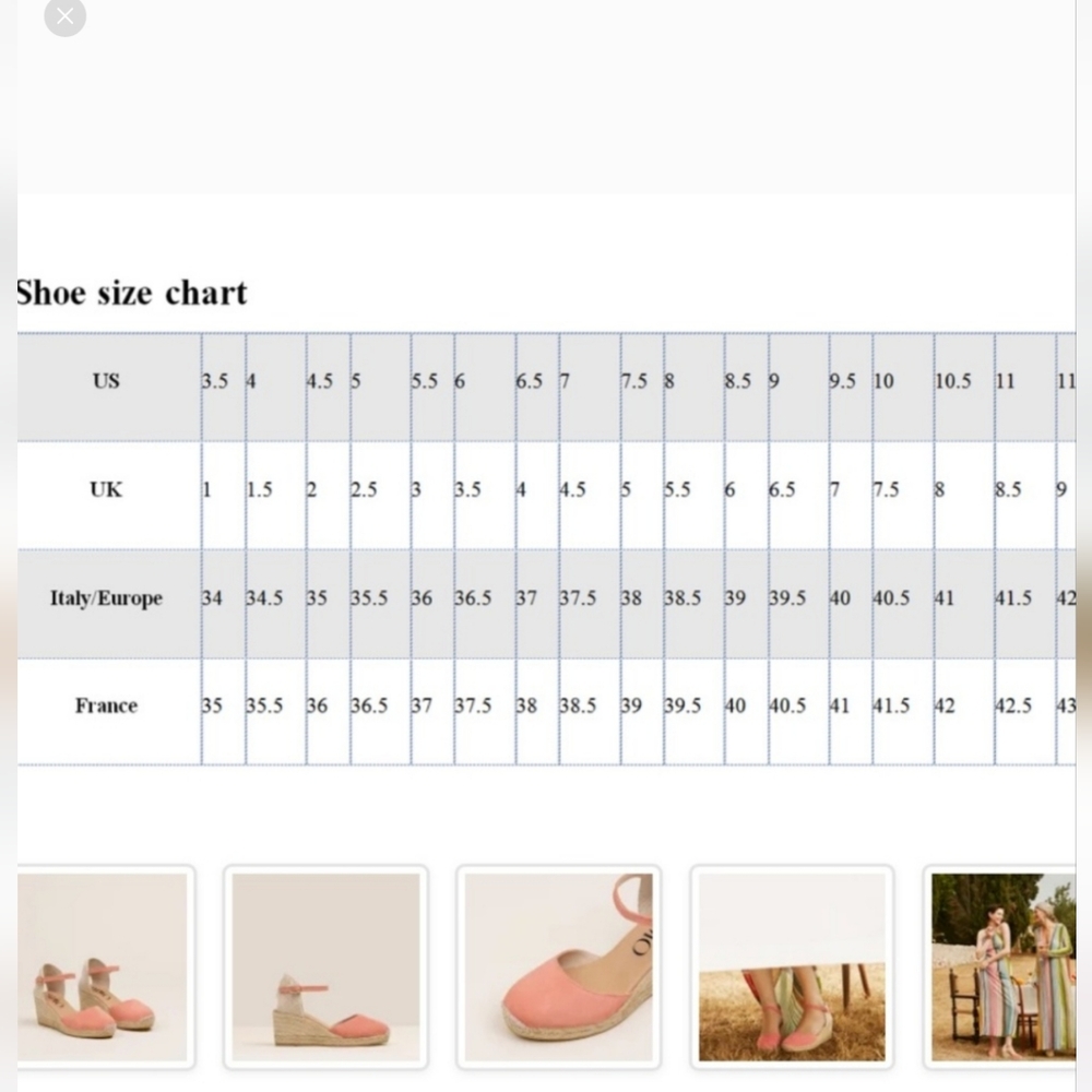 Paseart Anthropologie Wedge Platform Sandals - Picture 13 of 13